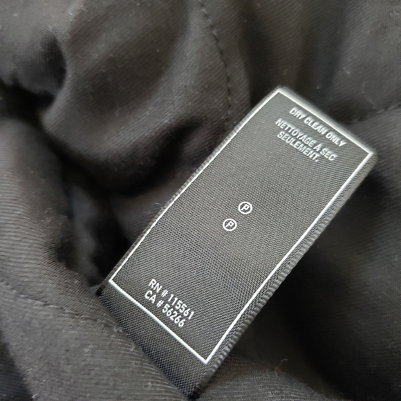 NWT 7 for all mankind black XL jacket rn# 115561 - Picture 8 of 10